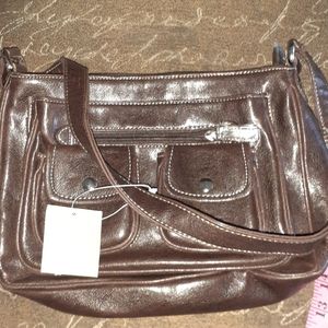 NEW SONOMA LEATHER BAG